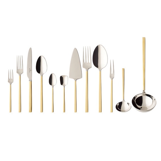 VILLEROY & BOCH - La Classica verguld - Bestekset 12 persoons 70-dlg