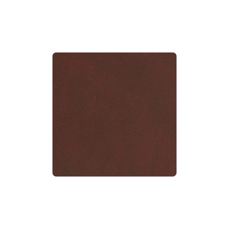 LIND DNA - Glass Mat Square - Onderzetter 10cm Nupo Dark Brown
