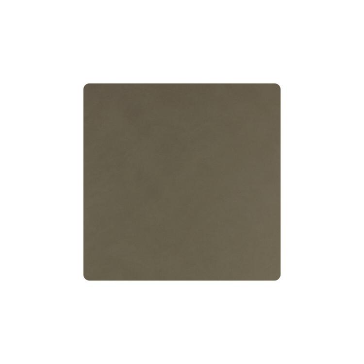 LIND DNA - Glass Mat Square - Onderzetter 10cm Nupo Army Green