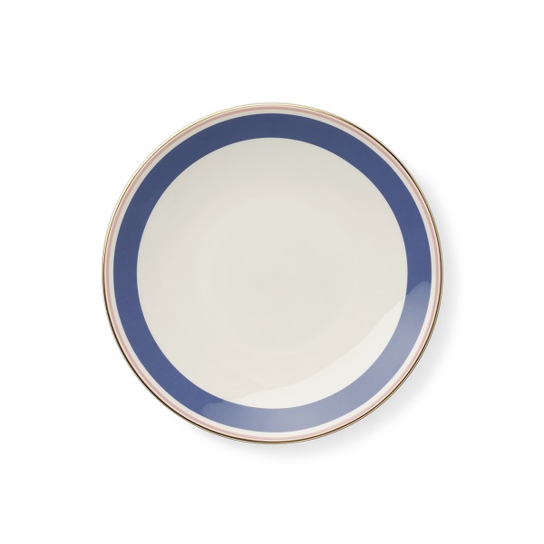 DIBBERN - Capri Coupe - Ontbijtbord 24cm Blue/Rose