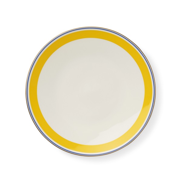 DIBBERN - Capri Coupe - Dinerbord 28cm Yellow/Blue