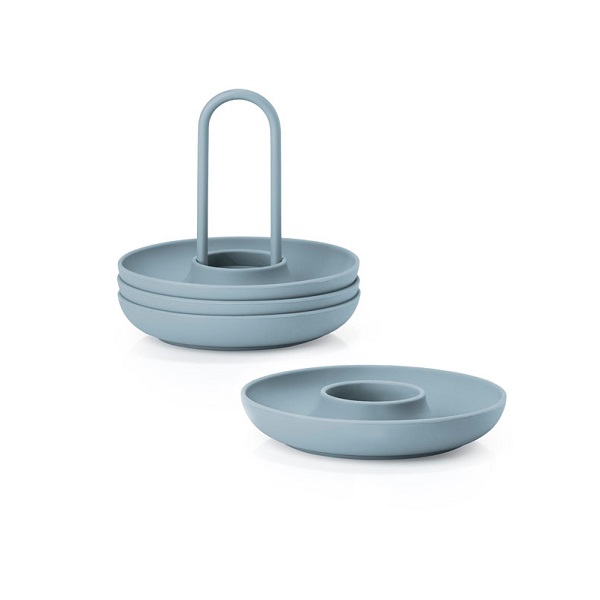 Zone - Singles - Eierdop S/4 met houder Blauw