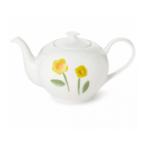 DIBBERN - Impression Yellow Flower Classic - Theepot rond 1,30l