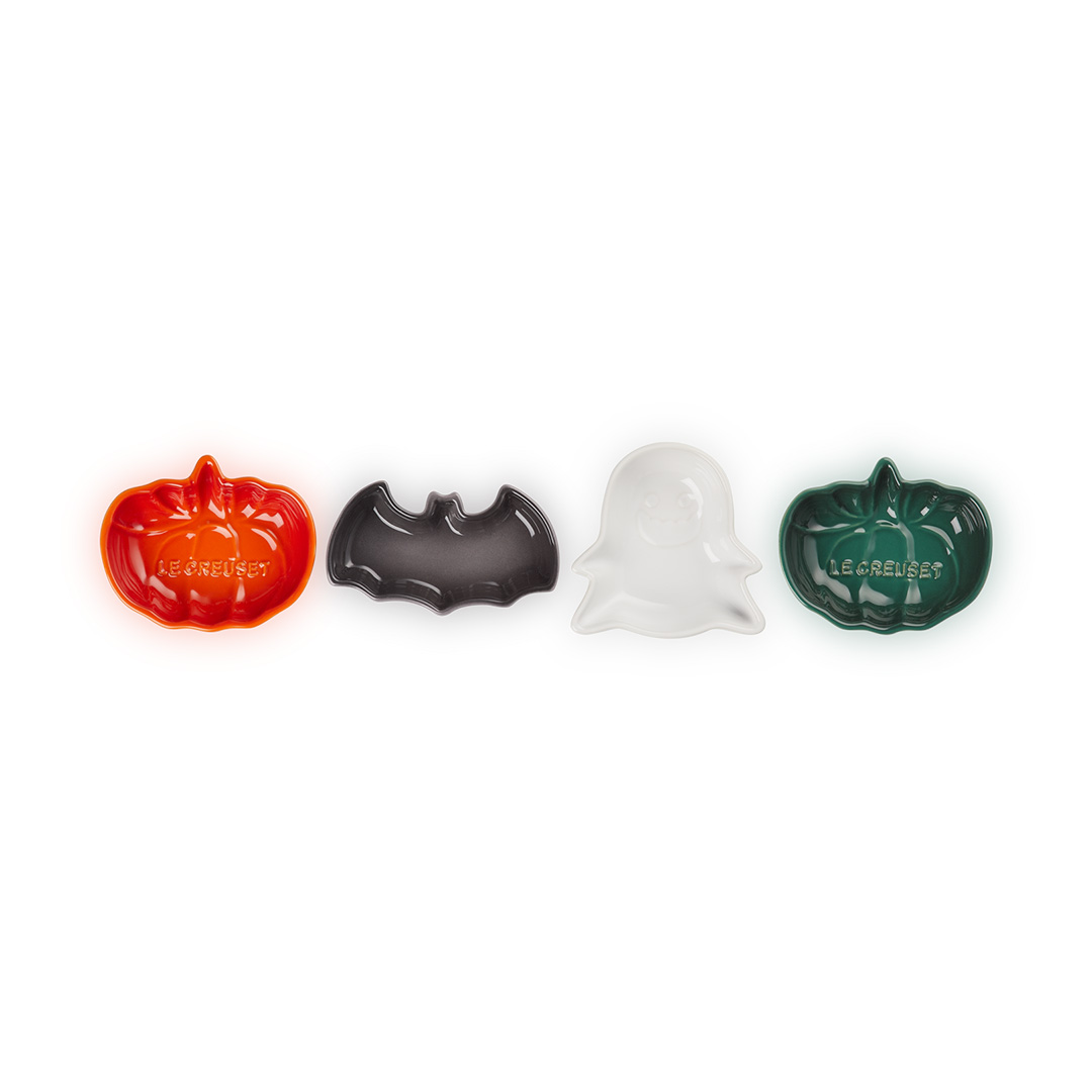 Le creuset Halloween Set van 4 Mini Schaaltjes