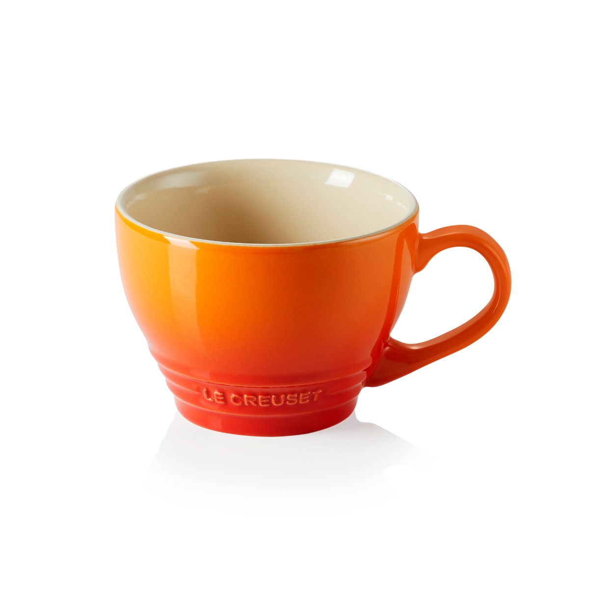 Le Creuset - Cappuccino Mok - 400 ML - Oranjerood