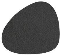 LIND DNA - Glass Mat C urve - Onderzetter 11x13cm Hippo Anthracit