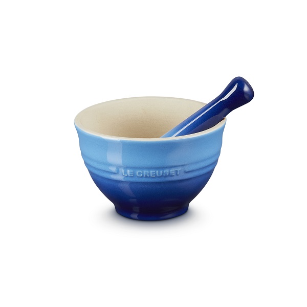 Le Creuset Vijzel met Stamper Azure ø 12 cm