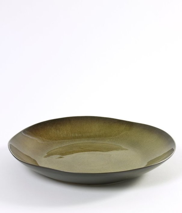 SERAX - Pure - Serveerschaal 32cm h5 bruin