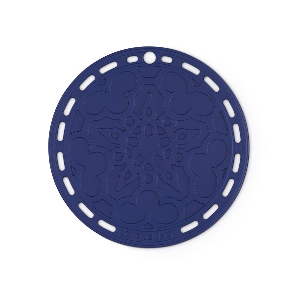Le Creuset Pannenonderzetter Bloem Azure Siliconen ø 20 cm