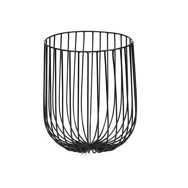 Mand 20cm h25cm zwart