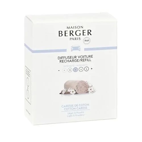 LAMPE BERGER - Autoparfum - Navulling Cotton Caress 2 stuks