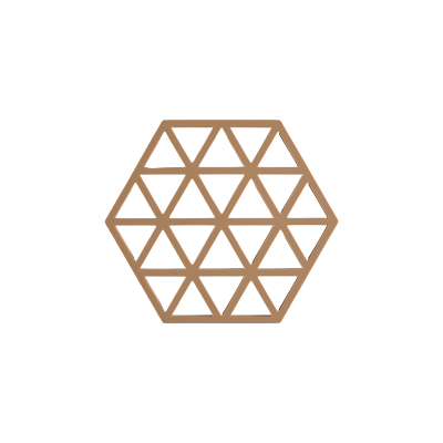 Zone  - Triangles - Onderzetter Light Terracotta