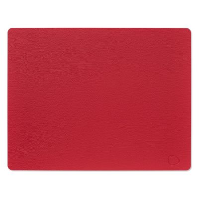 LIND DNA - Dinner Mat Square - Placemat 35x45cm Bull Red