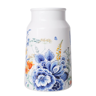 HEINEN - Wildbloemen - Vaas Melkbus 30cm Churn Flower Garden