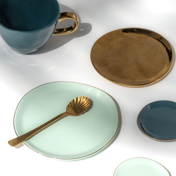 Urban Nature Culture - Good Morning - Bordje 9cm Blue Green