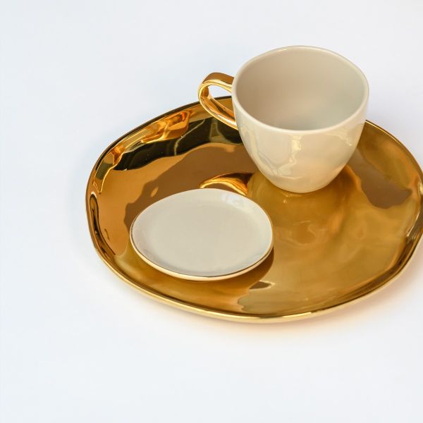 Urban Nature Culture - Good Morning - Bordje 21cm Gold 