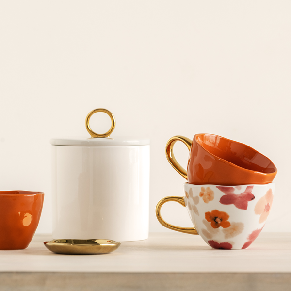 Urban Nature Culture - Good Morning Cup - Cappuccino-/theekop Burnt Orange