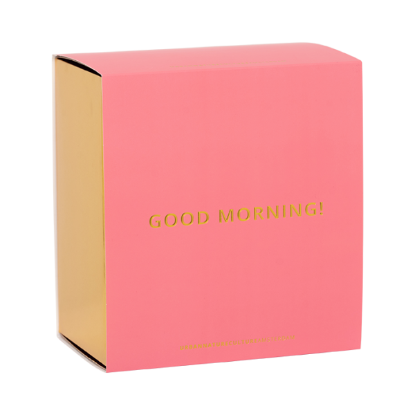 Urban Nature Culture - Good Morning Cup - 2 Cappuccino-/theekoppen en 2 bordjes 17cm Joyful A