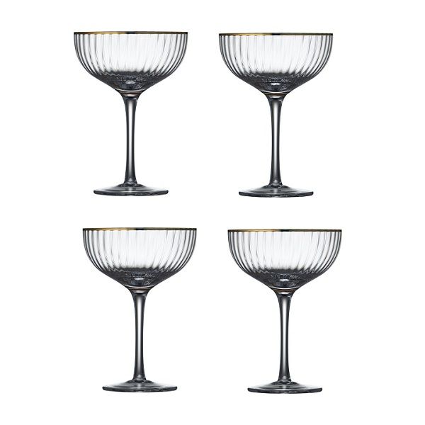 Lyngby - Palermo - Cocktailglas 0,31l Set/4 Goud