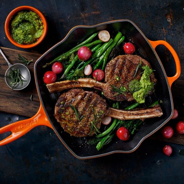 LE CREUSET - Signature - Grillpan 26cm Zwart