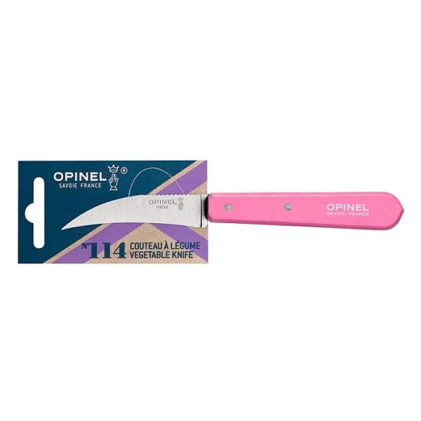 OPINEL - N.114 - Schilmes 7cm gebogen Fuchsia