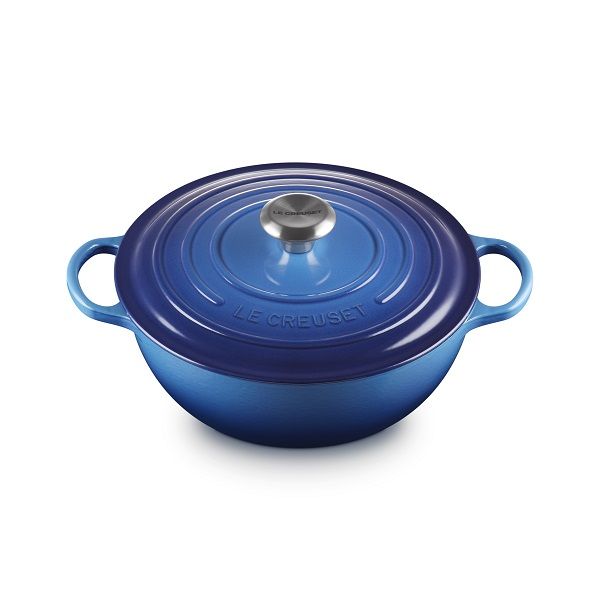 Le Creuset - Signature - Braadpan Marmite 26cm 5,30l Azure