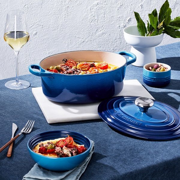 Le Creuset - Signature - Braadpan ovaal 27cm 4,10l Azure