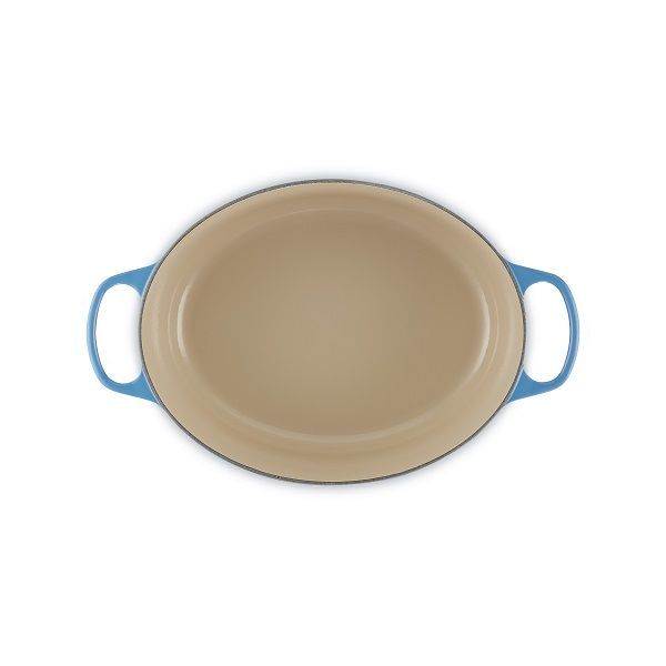 Le Creuset - Signature - Braadpan ovaal 33cm 7,50l Azure