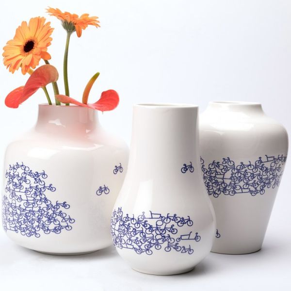 HEINEN - Delfts Blauw - Vaas De Blauwe Fiets nr. 1