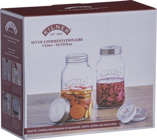 KILNER - Set om te fermenteren 2x 1,00L