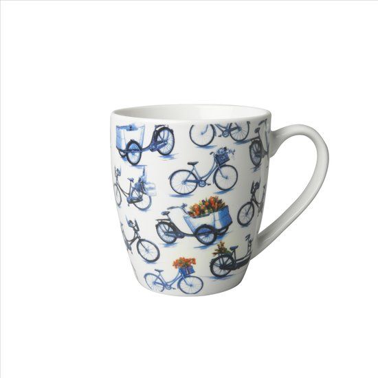 HEINEN - Delfts Blauw - Mok Fietsen klein