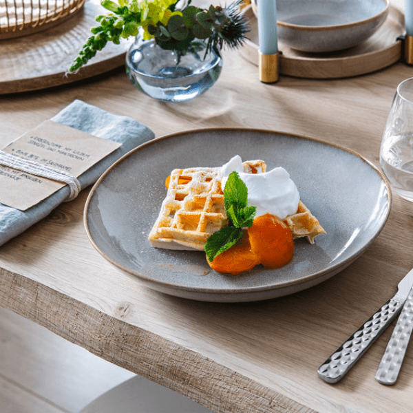 LIKE BY VILLEROY & BOCH - Lave - Diep bord 22cm Beige