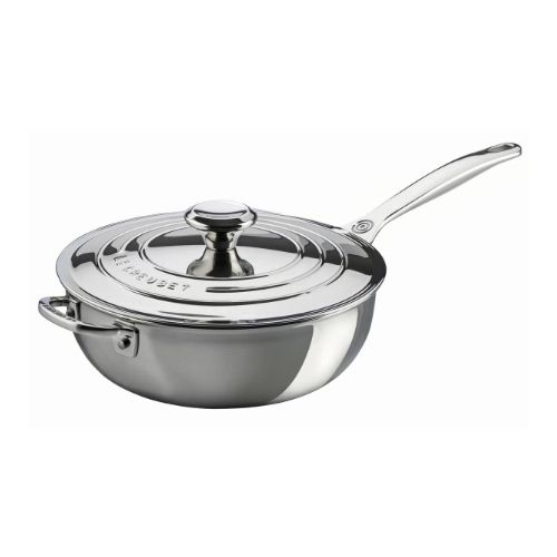 privacy cilinder Een evenement LE CREUSET - RVS - Sauteuse Chef M/D 24cm - Servies.nl