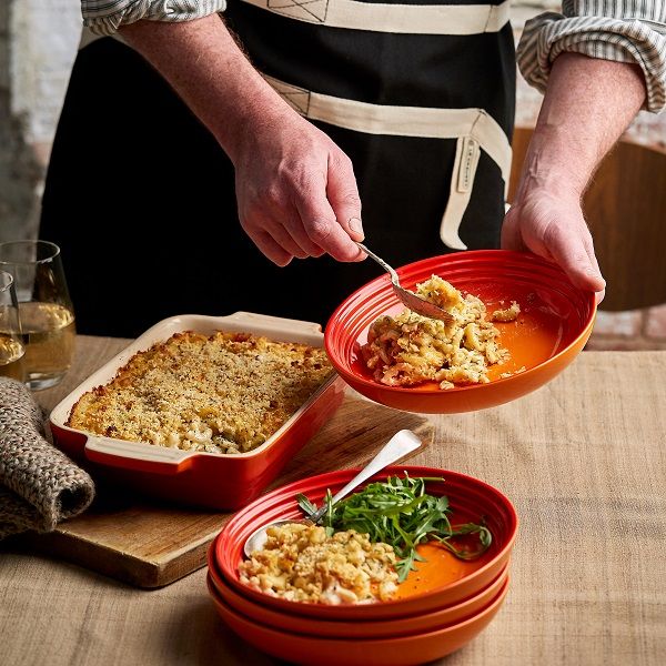 LE CREUSET - Vancouver - Diep bord 22cm Oranjerood