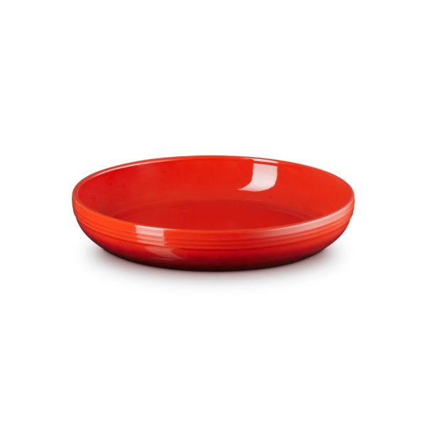 Le Creuset San Francisco Diep bord Coupe 22cm Kersenrood