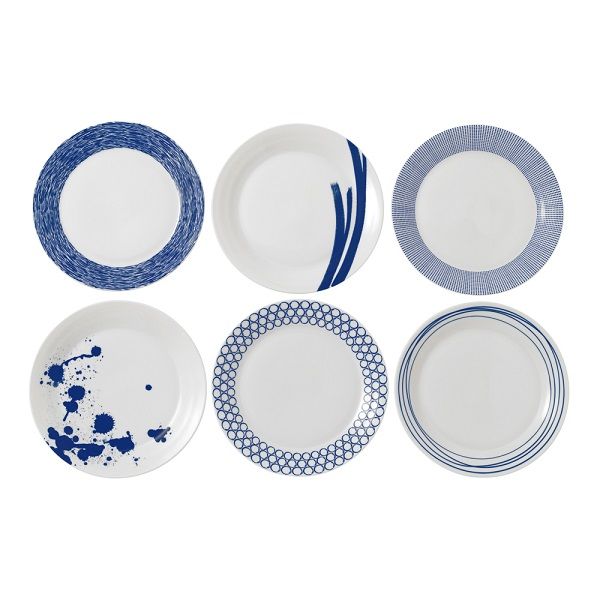 ROYAL DOULTON - Pacific - Dinerbord 28cm  Set/6 (mix)