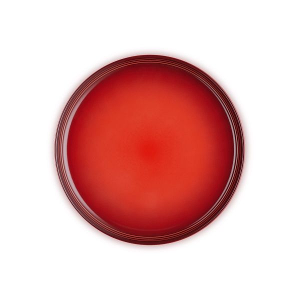 LE CREUSET San Francisco  Dinerbord Coupe 27cm Kersenrood