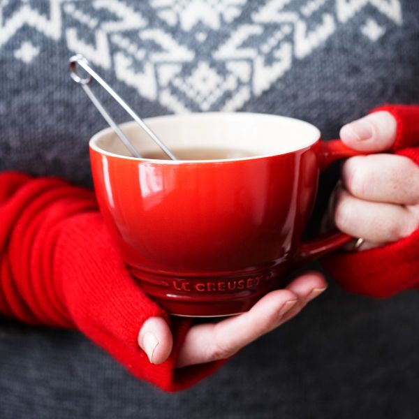 LE CREUSET - Vancouver - Cappuccinokop Groot 0,40l Kersenrood