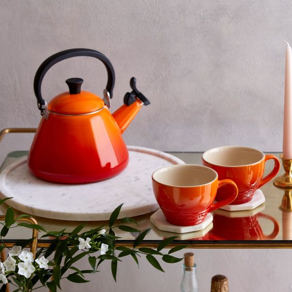 LE CREUSET - Vancouver - Cappuccinokop Groot 0,40l Oranjerood