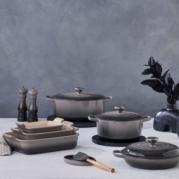 LE CREUSET - Aardewerk - Ovenschaal 19cm 1,10l Flint