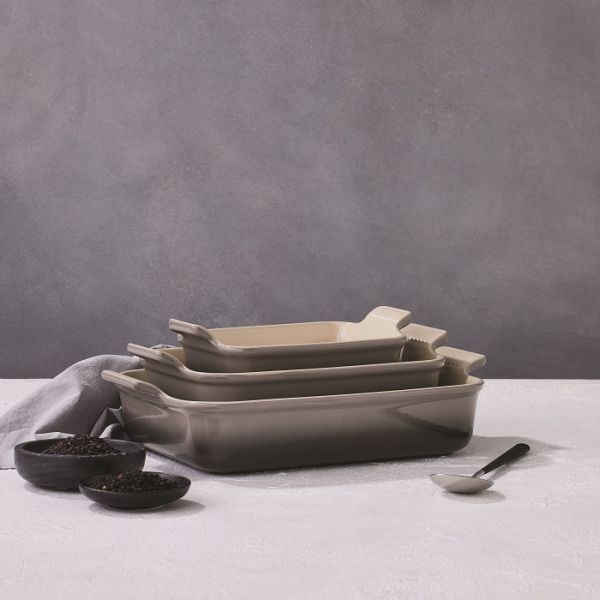 LE CREUSET - Aardewerk - Ovenschaal 19cm 1,10l Flint