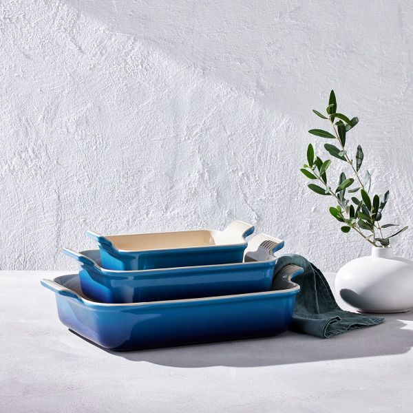 LE CREUSET - Aardewerk - Ovenschaal 32cm 3,10l Azure