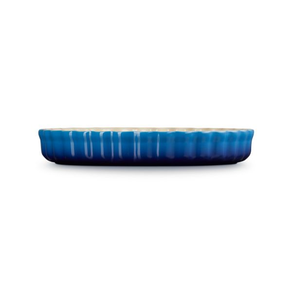 LE CREUSET - Aardewerk - Taartvorm 28cm Azure