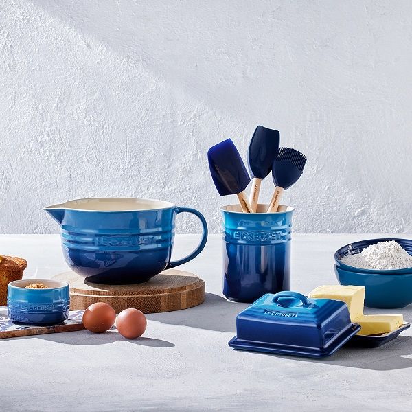 LE CREUSET - Aardewerk - Lepelpot 15cm 1,10l Azure