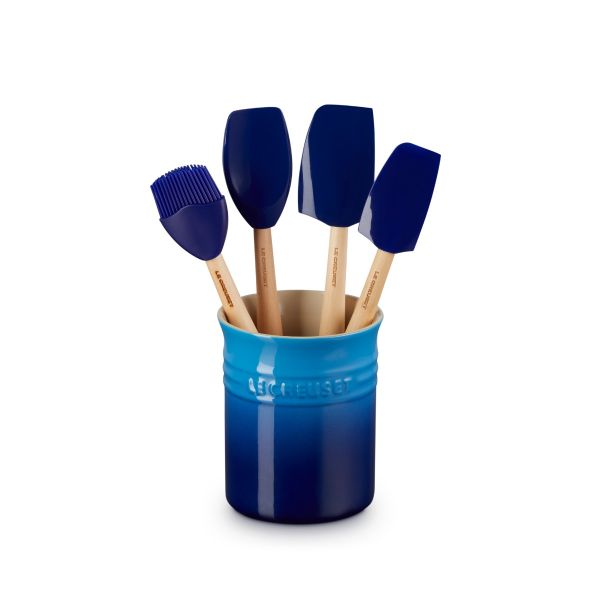 LE CREUSET - Siliconen - Spatel medium Premium Azure