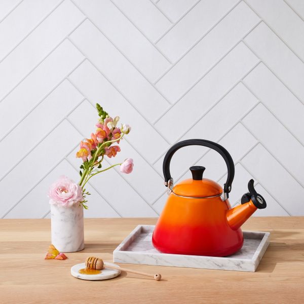 LE CREUSET - Kone - Fluitketel 1,60l oranje-rood