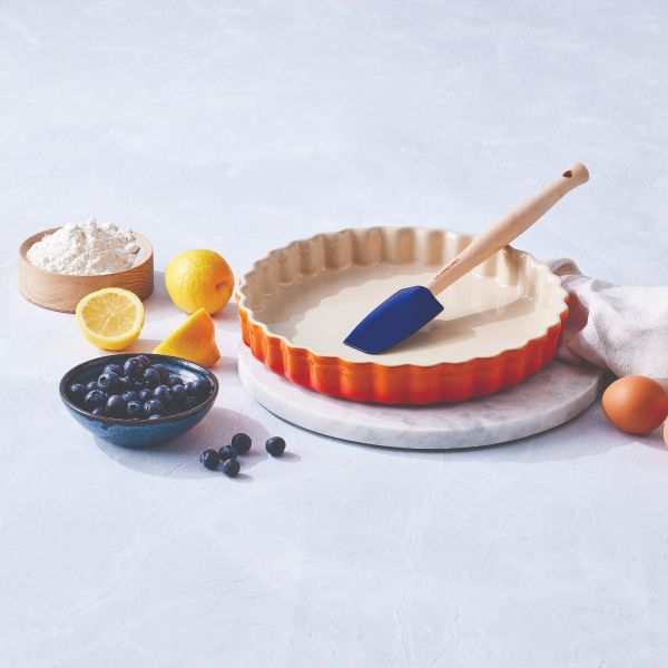 LE CREUSET - Siliconen - Spatel medium Premium Azure