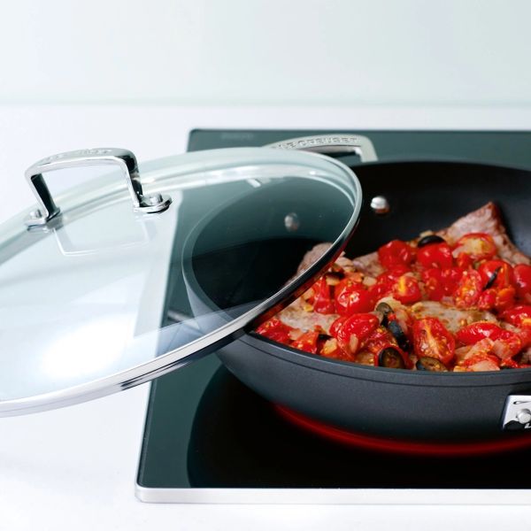 LE CREUSET - Les Forgees - Glazen deksel 22cm