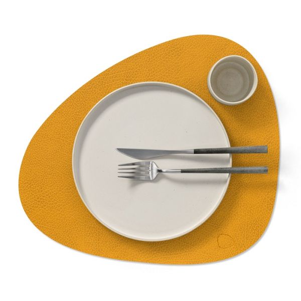 LIND DNA - Dinner Mat Curve - Placemat 37x44 cm Hippo Curry