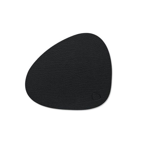 LIND DNA - Dinner Mat Curve - Placemat S 24x28 cm Black